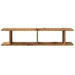 vidaXL Étagères murales 2 Pièces vieux bois 90x18x20 cm bois d'ingénierie