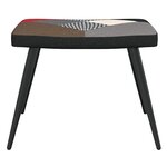 vidaXL Chaise de relaxation avec tabouret Patchwork Tissu