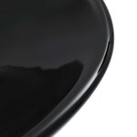 vidaXL Lavabo 58 5 x 39 x 14 cm Céramique Noir