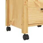 vidaXL Chariot de cuisine MONZA 48x40x88 5 cm bois massif de pin