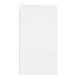 vidaXL Armoire murale avec portes en verre blanc 68x37x68 5 cm