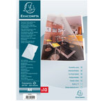 Sachets de 10 pochettes à coins PP lisse Cristal x 10 EXACOMPTA
