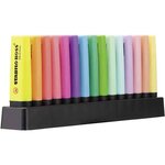 Set edition collector de 15 surligneur boss original 9 + 6 pastels stabilo