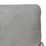 vidaXL Canapés avec coussin Gris clair 115 x 56 x 80 cm Contreplaqué