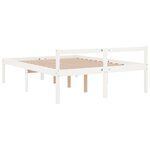 vidaXL Lit pour personne âgée sans matelas blanc 120x190 cm