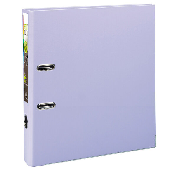 Classeur à levier Prem'Touch dos 50mm A4 lilas x 10 EXACOMPTA