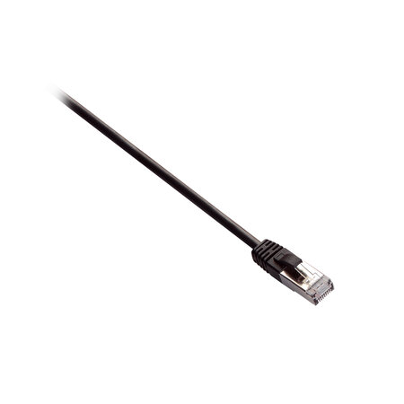 V7 cat5e câble réseau rj45 stp blindé noir 1 m