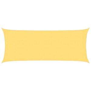 vidaXL Voile d'ombrage 160 g/m² Beige 2x5 m PEHD