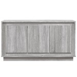 vidaXL Buffet sonoma gris 102x35x55 cm bois d'ingénierie