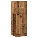 vidaXL Armoire d'apothicaire vieux bois 40x41x118 cm bois d'ingénierie