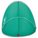 vidaXL Tente de plage vert d'eau escamotable imperméable