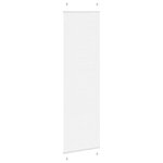 vidaXL Store plissé blanc 65x200 cm largeur du tissu 64 4 cm polyester