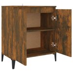 vidaXL Buffet Chêne fumé 60x35x70 cm Bois d'ingénierie