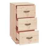  vidaXL Table de chevet 40x40x75 cm Bois de pin solide