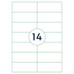 rillprint Étiquettes autocollantes 105x42 4 mm 1000 feuilles Blanc