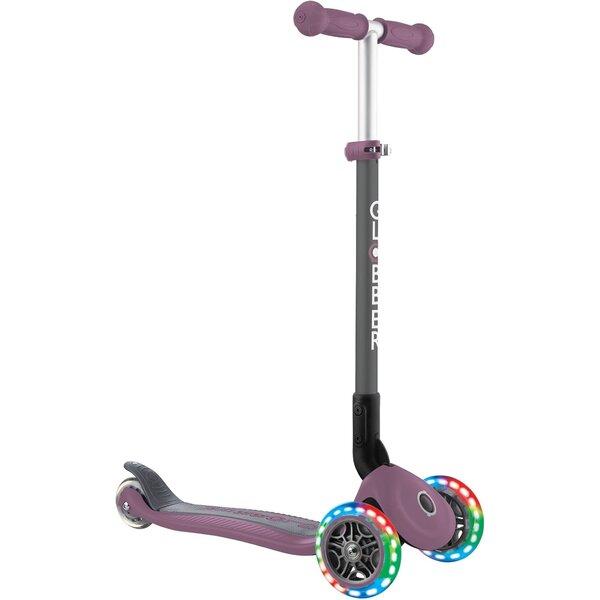 Globber 432-303-MYT - Trottinette Primo - 120/80 mm  ABEC 5  3 roues  hauteur réglable roues LED