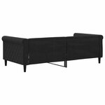 vidaXL Lit de repos sans matelas noir 90x190 cm velours