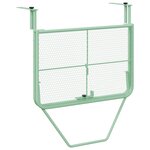 vidaXL Table suspendue de balcon - Vert menthe  60x40 cm  acier