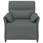 vidaXL Canapé 100  polyester  cadre en métal  MDF  Contreplaqué