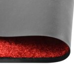 vidaXL Paillasson lavable Rouge 120x180 cm