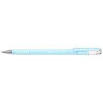 Stylo roller à encre gel hybrid milky  bleu pastel x 12 pentel