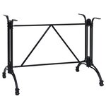 vidaXL Pied de table de bistro Noir 93x60x72 cm Aluminium coulé