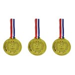 Simba Toys 108612196 - Lot de 3 médailles d'or à porter autour du cou