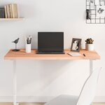 vidaXL Dessus de bureau 100x50x2 5 cm bois massif de hêtre