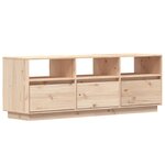 vidaXL Meuble TV 140x37x50 cm Bois de pin massif