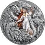 MYTHICAL HYDRA Dragonology 2 Once Argent Monnaie 2000 Francs Cameroon 2025