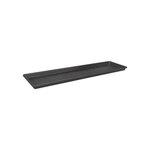 ELHO Soucoupe pour balconniere Green Basics 40 - Extérieur & Balcon - Ø 37,3 x H 2,4 cm - Vivre noir