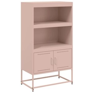 vidaXL Buffet haut jaune moutarde 68 5x38 5x107 cm acier