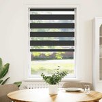 vidaXL Store zèbre noir 75x150 cm largeur du tissu 70 9 cm polyester