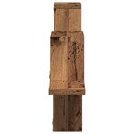 vidaXL Étagère Murale Bois ancien 104.5 x 10 x 43 cm Bois d'ingénierie