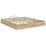 vidaXL Cadre de lit ottoman Chêne Sonoma 193 x 120 x 25 cm