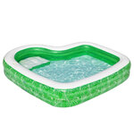 Bestway Piscine avec siège Tropical Paradise 231x231x51 cm