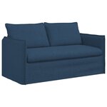 vidaXL Canapé Bleu 156 x 82 x 85 cm tissu