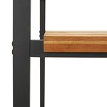 vidaXL Chaises de jardin empilables 2Pièces bois massif d'acacia et métal