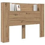 vidaXL Tête de lit Chêne artisanal 140 x 16 5 x 103 5 cm