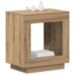 vidaXL Table d'appoint Chêne artisanal 60 x 40 x 65 cm