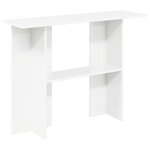 vidaXL Table console Blanc 100 x 30 x 75 cm Bois d'ingénierie