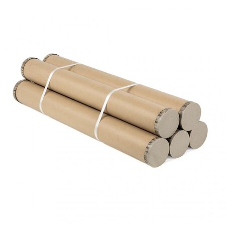 Lot de 5 tubes carton 74 cm