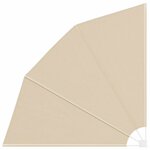 vidaXL Écran de confidentialité pour balcon Beige 210 x 210 cm