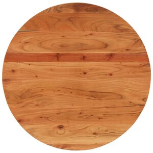 vidaXL Dessus de table Ø80x2 5 cm rond bois massif d'acacia