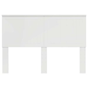 vidaXL Tête de lit Blanc Brillant 140 cm Bois d'ingénierie