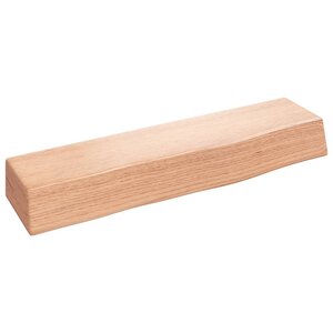 vidaXL Étagère murale marron clair 40x10x6 cm bois chêne massif traité