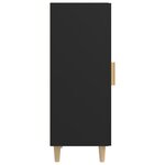 vidaXL Buffet Noir 34 5x34x90 cm Bois d'ingénierie