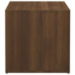 vidaXL Tiroir boîte Chêne marron 40 5x40x40 cm Bois d'ingénierie