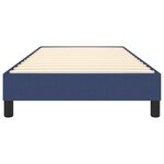 vidaXL Cadre de lit Bleu 100 x 200 cm Tissu