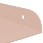 vidaXL Étagère flottante avec étagère 4 Pièces Rose 30 x 30 x 2 cm